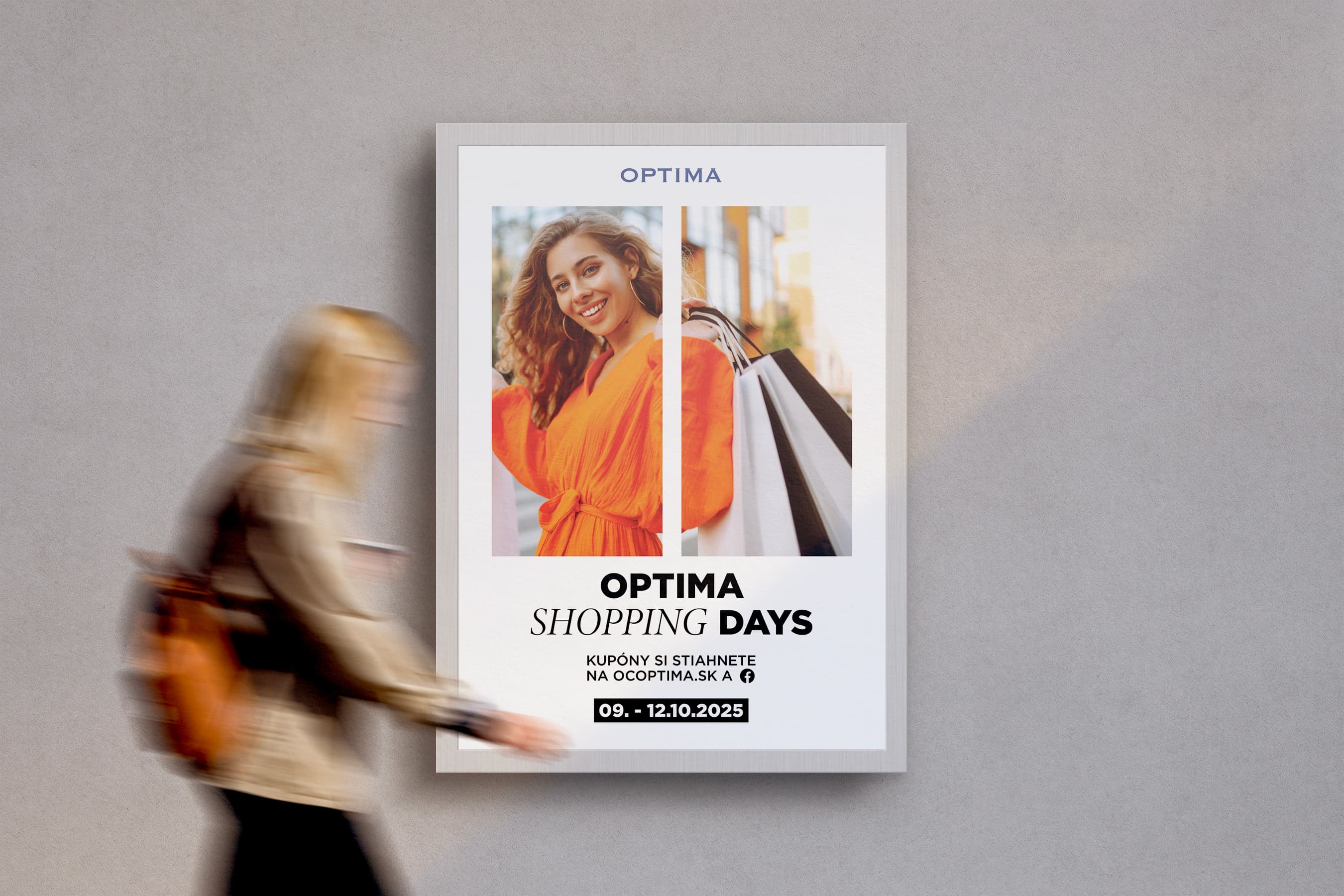 Veľkoformátový plagát OC Optima - Shopping Days