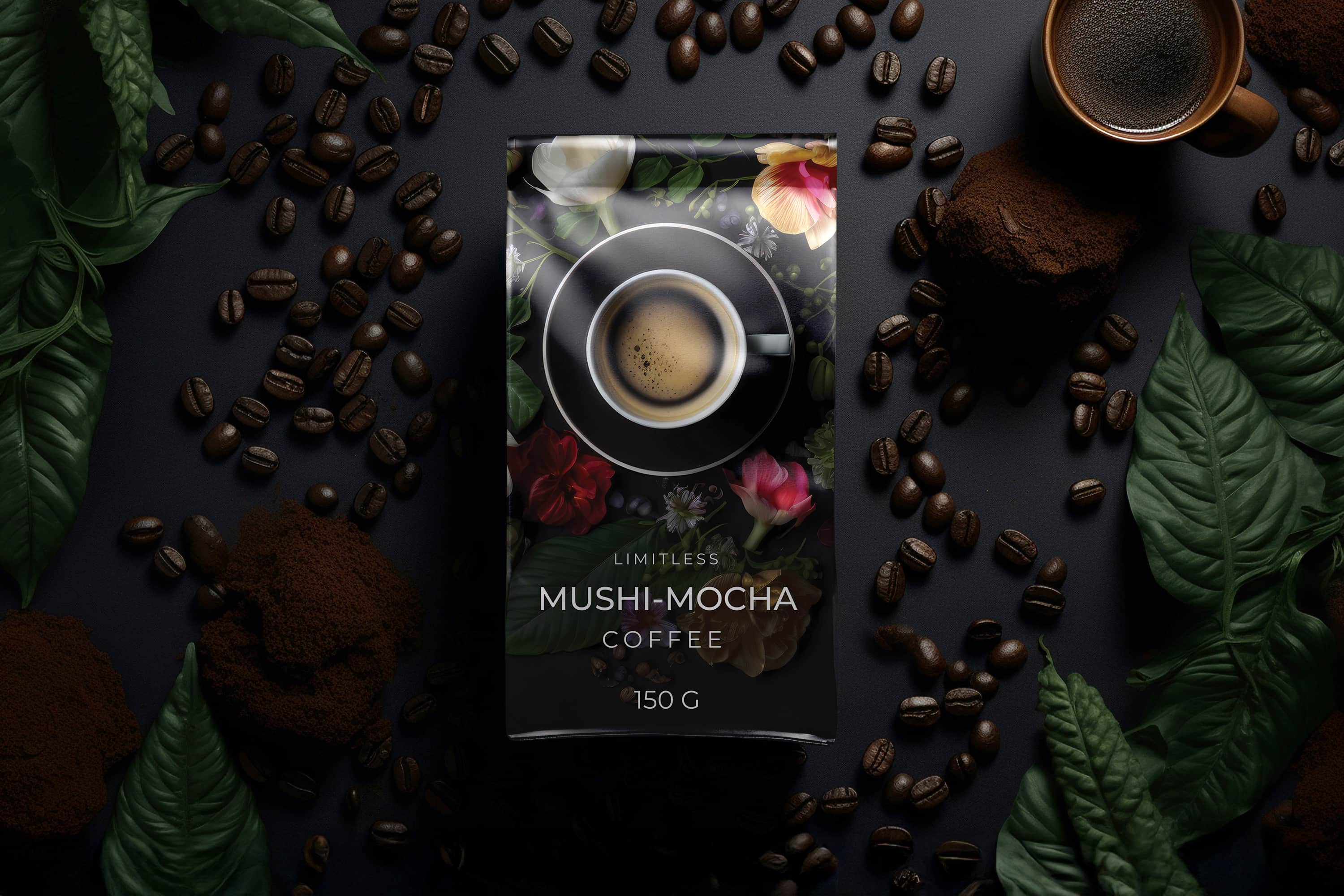 Obalový dizajn - Mushi - Mocha Coffee.