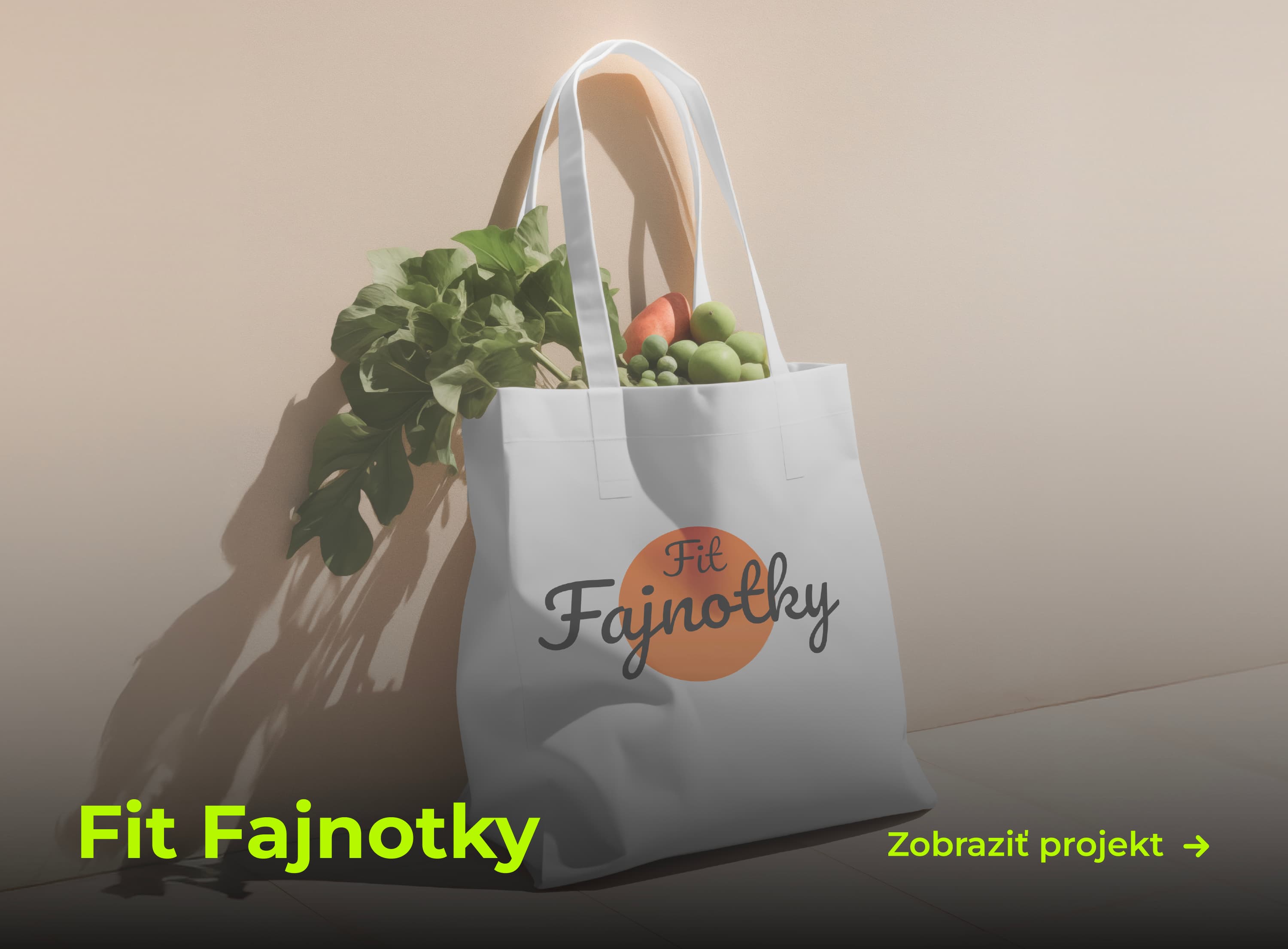 Grafický návrh loga firmy zdravé potraviny