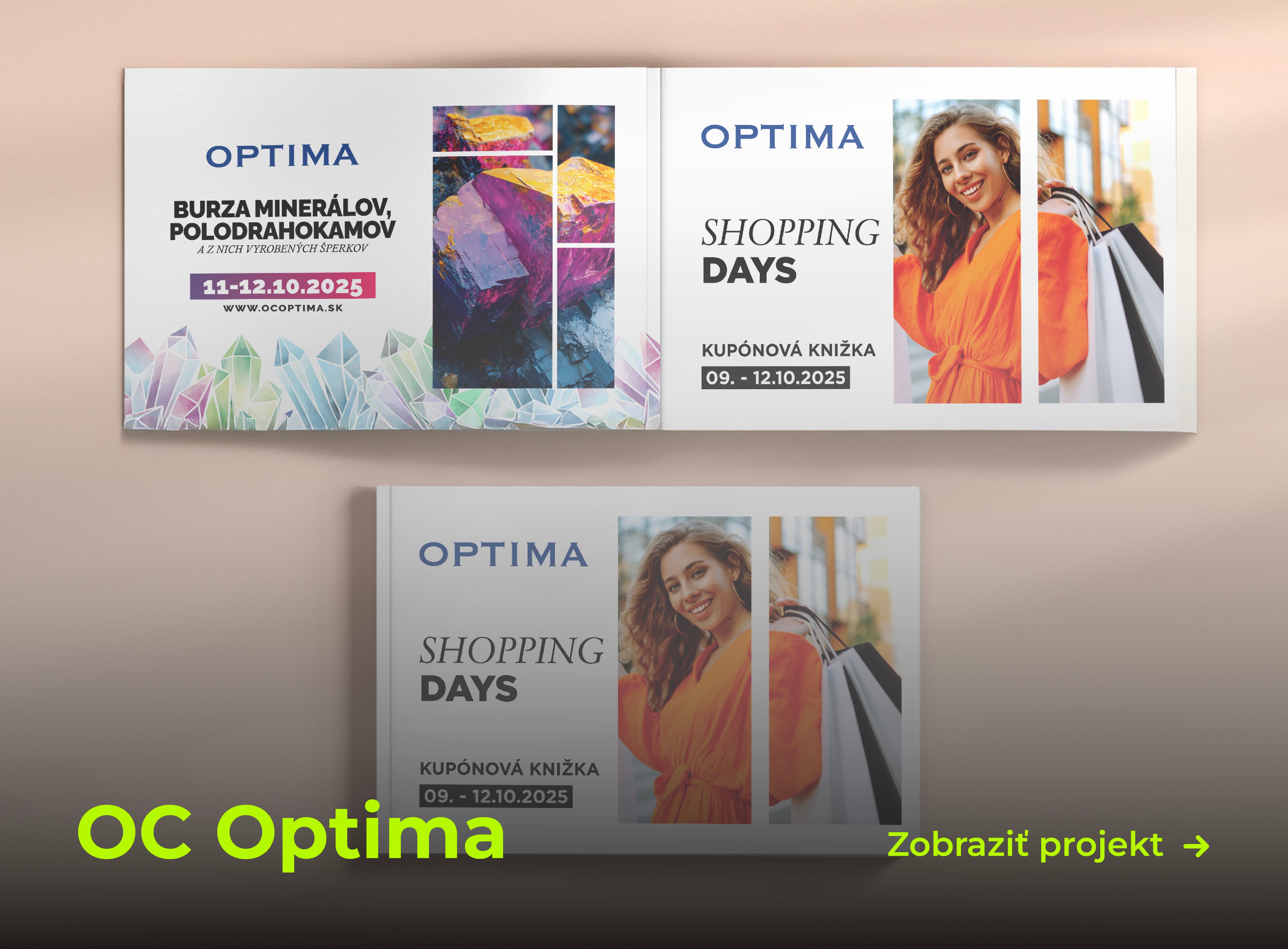 Sezónna reklamná kampaň pre OC Optima